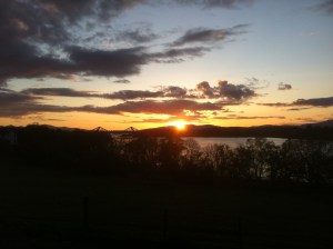 Sunset over Connel Bridge
