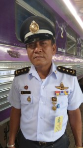 Our friendly conductor on the Bangkok to Butterworth sleeper