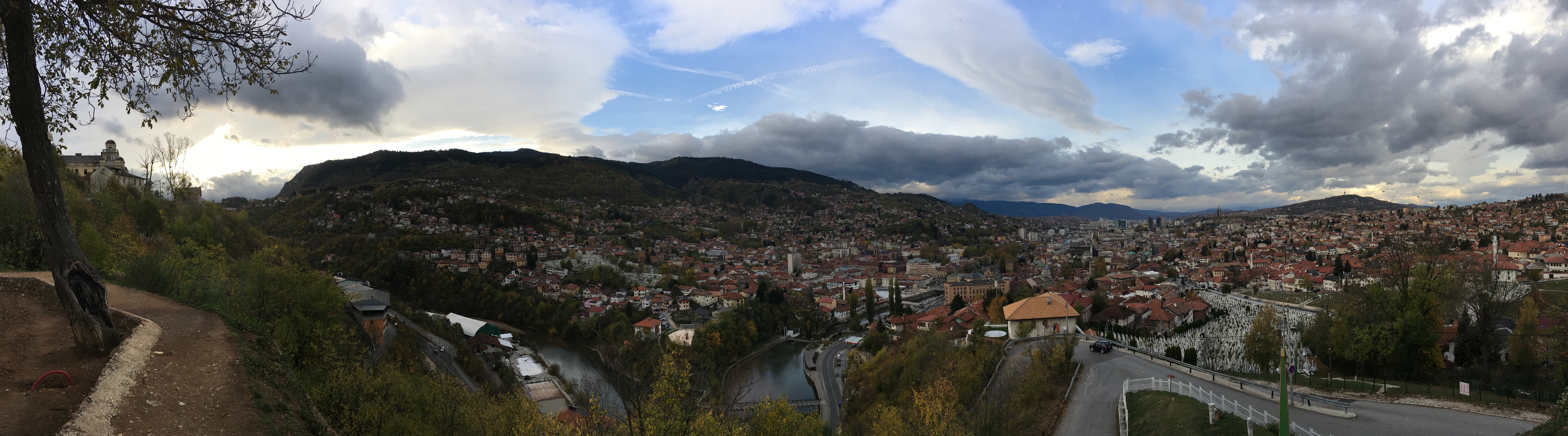 Sarajevo panoramic view